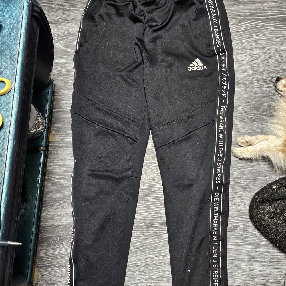 Adidas Kids Black Track Pants